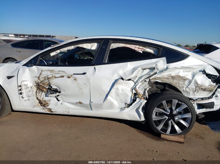 2025 Tesla Model 3 VIN: 5YJ3E1EA4SF049843 Lot: 43921762