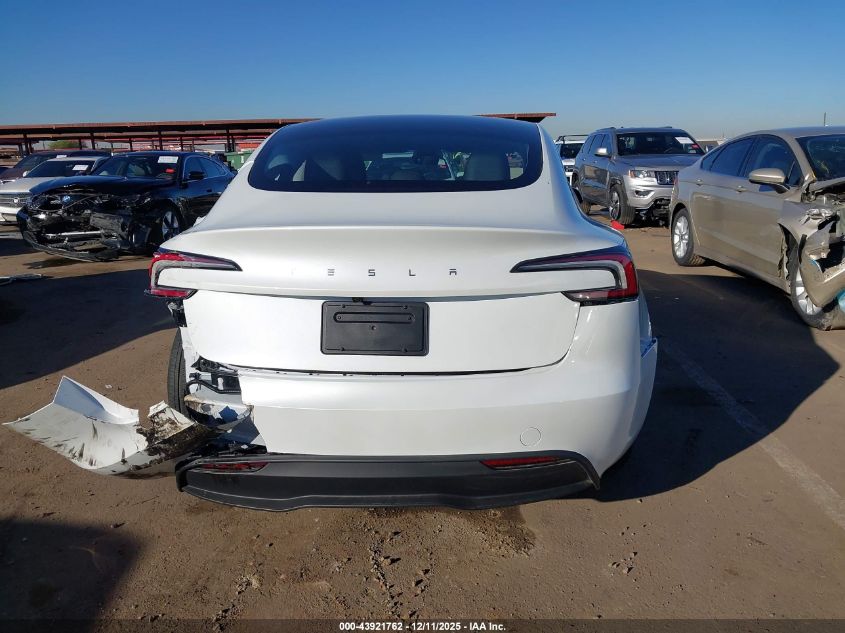 2025 Tesla Model 3 VIN: 5YJ3E1EA4SF049843 Lot: 43921762