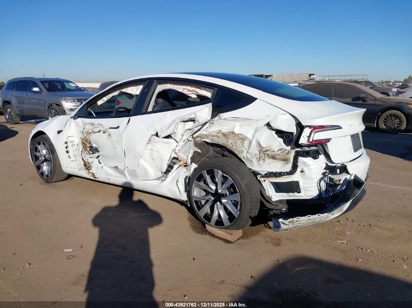 2025 Tesla Model 3 VIN: 5YJ3E1EA4SF049843 Lot: 43921762