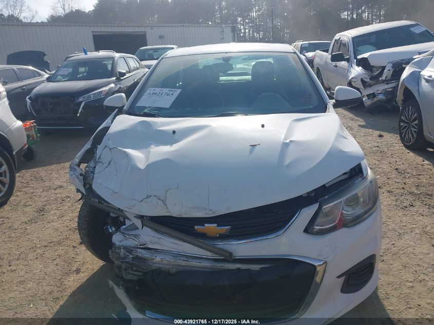 2017 Chevrolet Sonic Ls Auto VIN: 1G1JB5SHXH4145610 Lot: 43921765