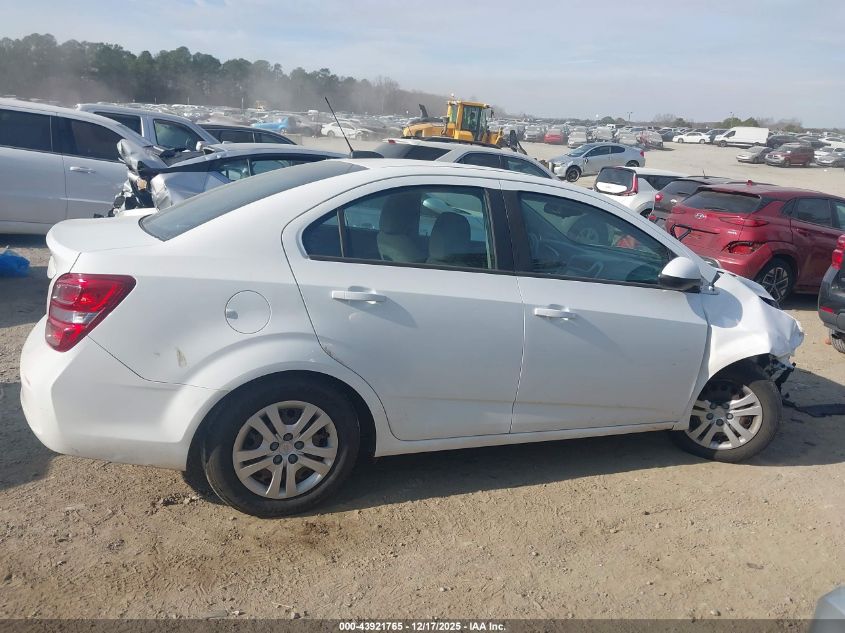 2017 Chevrolet Sonic Ls Auto VIN: 1G1JB5SHXH4145610 Lot: 43921765