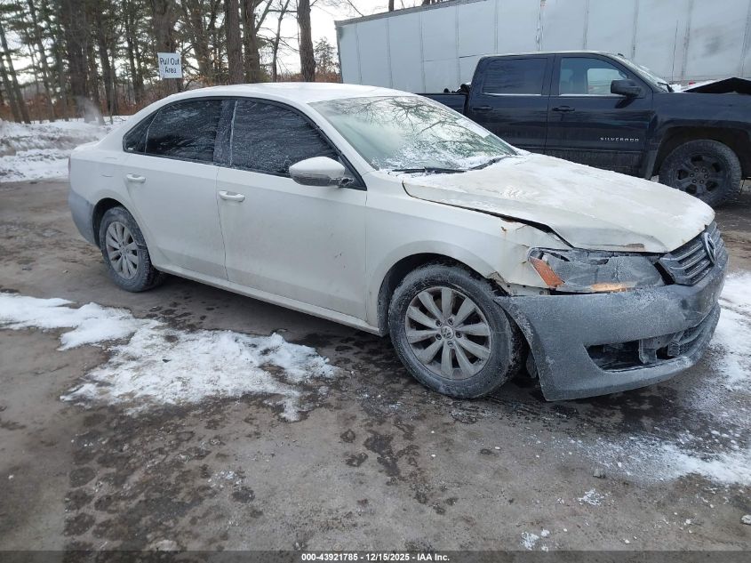 2012 Volkswagen Passat 2.5L S
