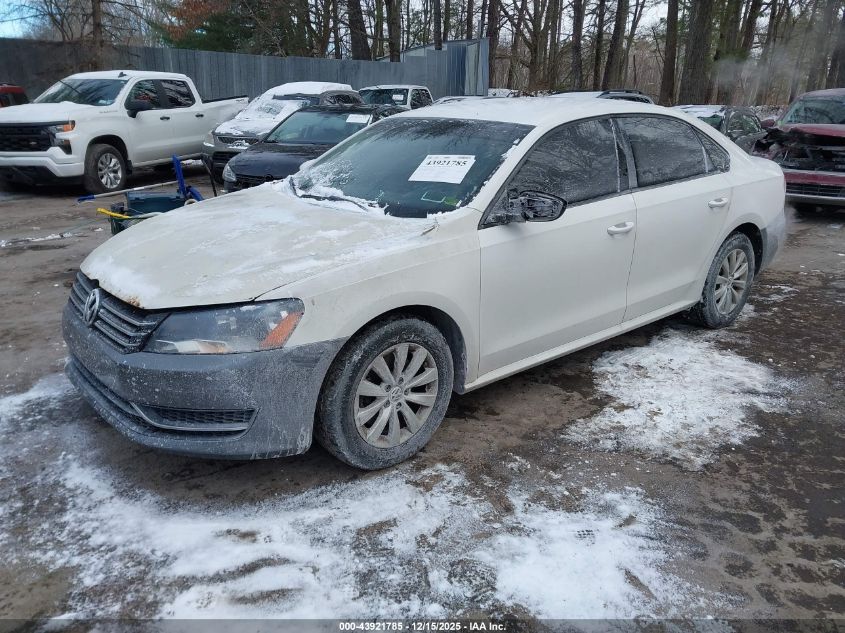 2012 Volkswagen Passat 2.5L S