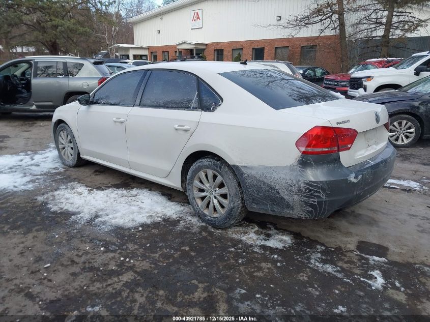 2012 Volkswagen Passat 2.5L S