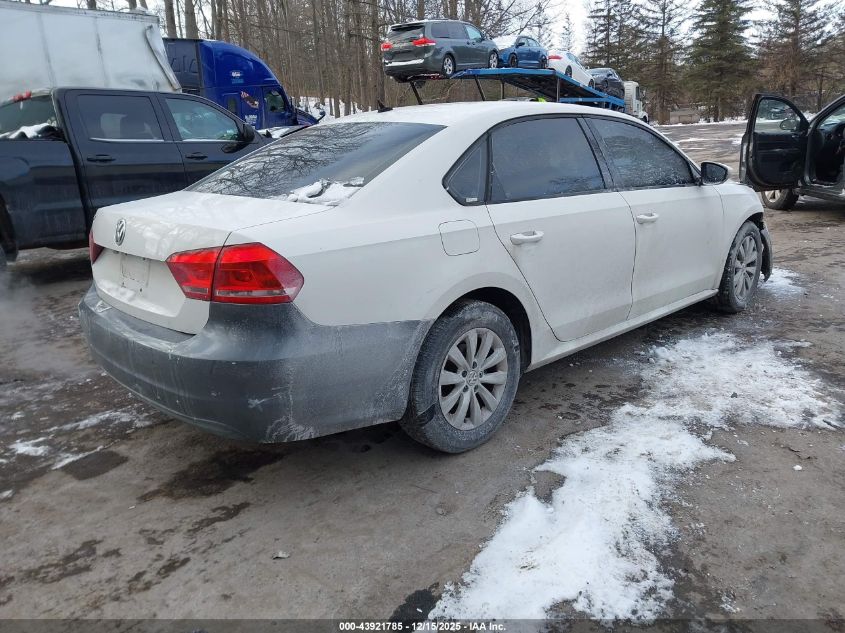 2012 Volkswagen Passat 2.5L S