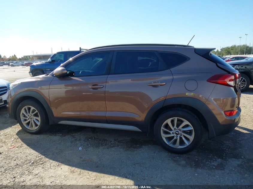 2017 Hyundai Tucson Se VIN: KM8J33A41HU485117 Lot: 43921795