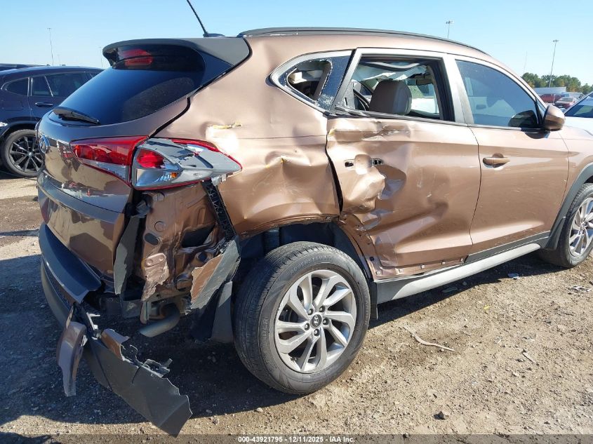 2017 Hyundai Tucson Se VIN: KM8J33A41HU485117 Lot: 43921795