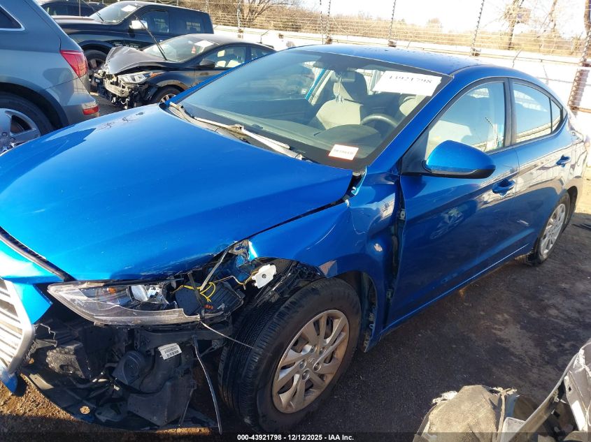 2018 Hyundai Elantra Se VIN: 5NPD74LF9JH259532 Lot: 43921798