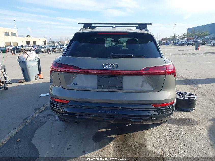 2024 Audi Q8 E-Tron Premium Plus Quattro VIN: WA15AAGE7RB049542 Lot: 43921826