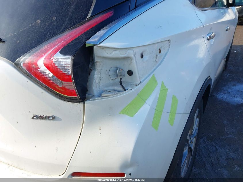 2016 Nissan Murano S VIN: 5N1AZ2MH0GN146655 Lot: 43921844