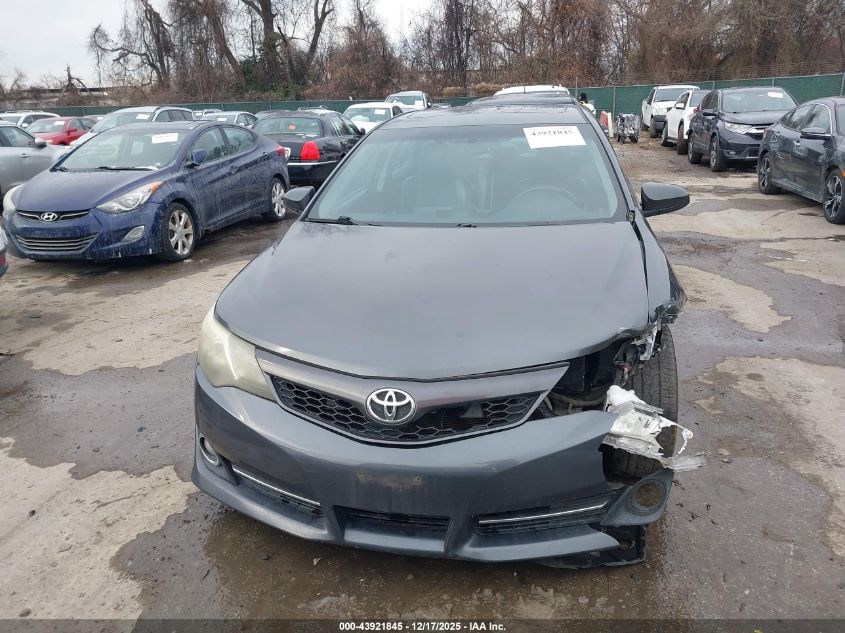 2012 Toyota Camry Se V6 VIN: 4T1BK1FK8CU500501 Lot: 43921845