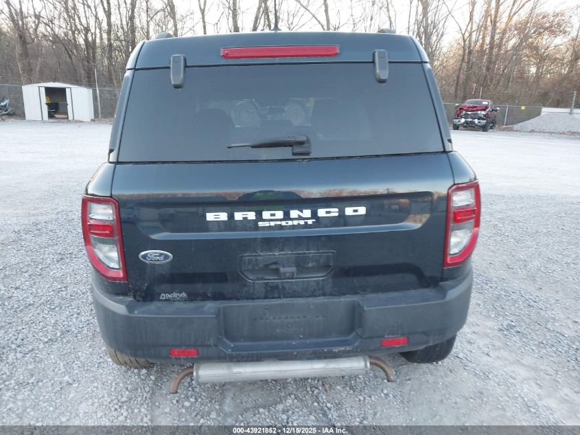 2021 Ford Bronco Sport Big Bend VIN: 3FMCR9B68MRA85261 Lot: 43921852