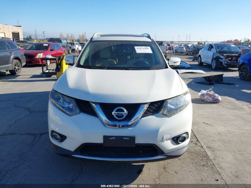 2016 Nissan Rogue Sl VIN: 5N1AT2MT9GC795937 Lot: 43921880