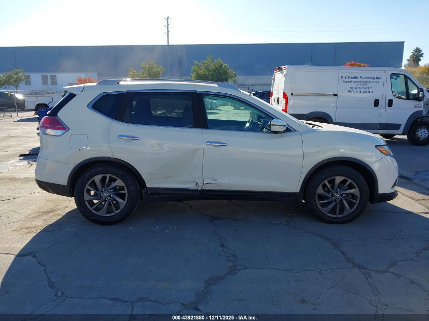 2016 Nissan Rogue Sl VIN: 5N1AT2MT9GC795937 Lot: 43921880