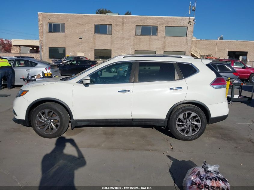 2016 Nissan Rogue Sl VIN: 5N1AT2MT9GC795937 Lot: 43921880