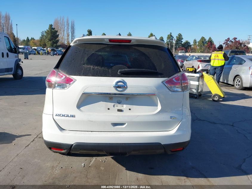 2016 Nissan Rogue Sl VIN: 5N1AT2MT9GC795937 Lot: 43921880