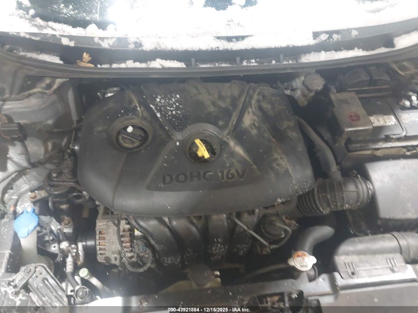 2013 Hyundai Elantra Gls VIN: 5NPDH4AE0DH385659 Lot: 43921884