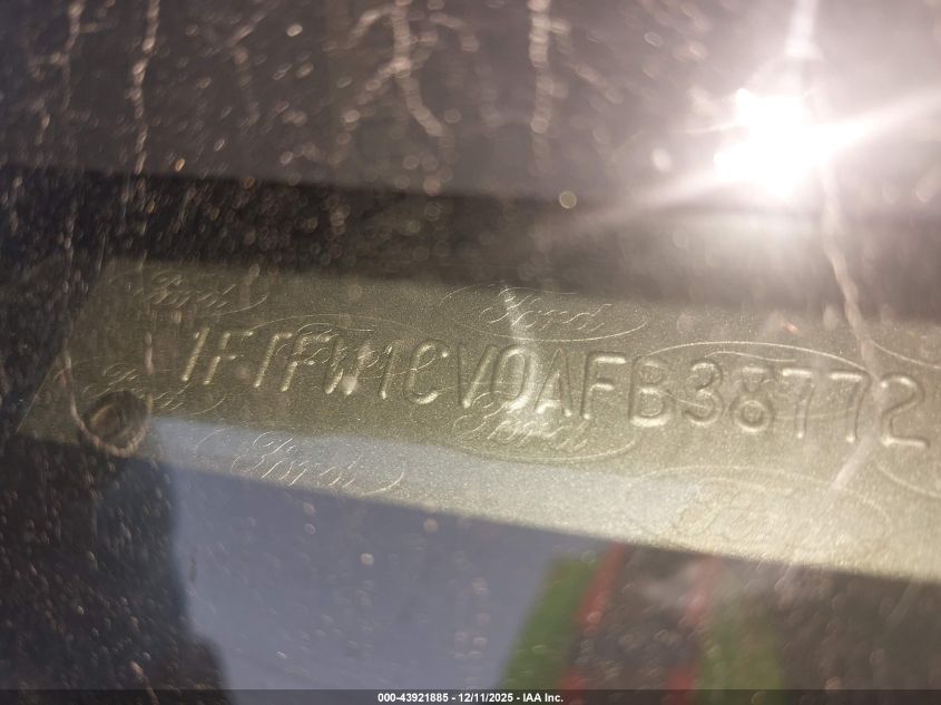 2010 Ford F-150 Fx2 Sport/Harley-Davidson/King Ranch/Lariat/Platinum/Xl/Xlt VIN: 1FTFW1CV0AFB38772 Lot: 43921885