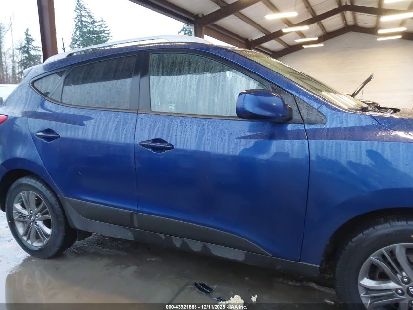 2014 Hyundai Tucson Se VIN: KM8JU3AG9EU799939 Lot: 43921888