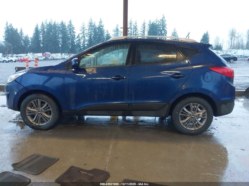 2014 Hyundai Tucson Se VIN: KM8JU3AG9EU799939 Lot: 43921888