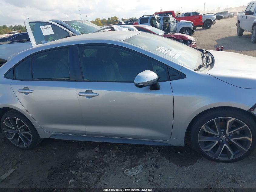 2022 Toyota Corolla Se VIN: JTDS4MCE5N3507509 Lot: 43921895