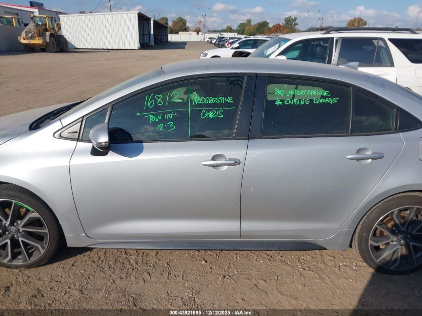 2022 Toyota Corolla Se VIN: JTDS4MCE5N3507509 Lot: 43921895