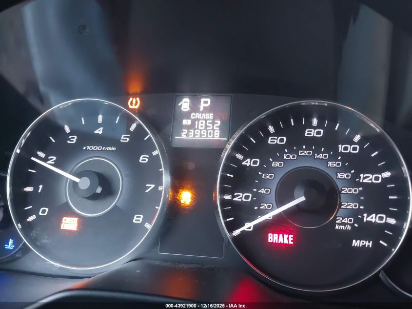 2012 Subaru Outback 2.5I Limited VIN: 4S4BRBKC7C3233681 Lot: 43921900