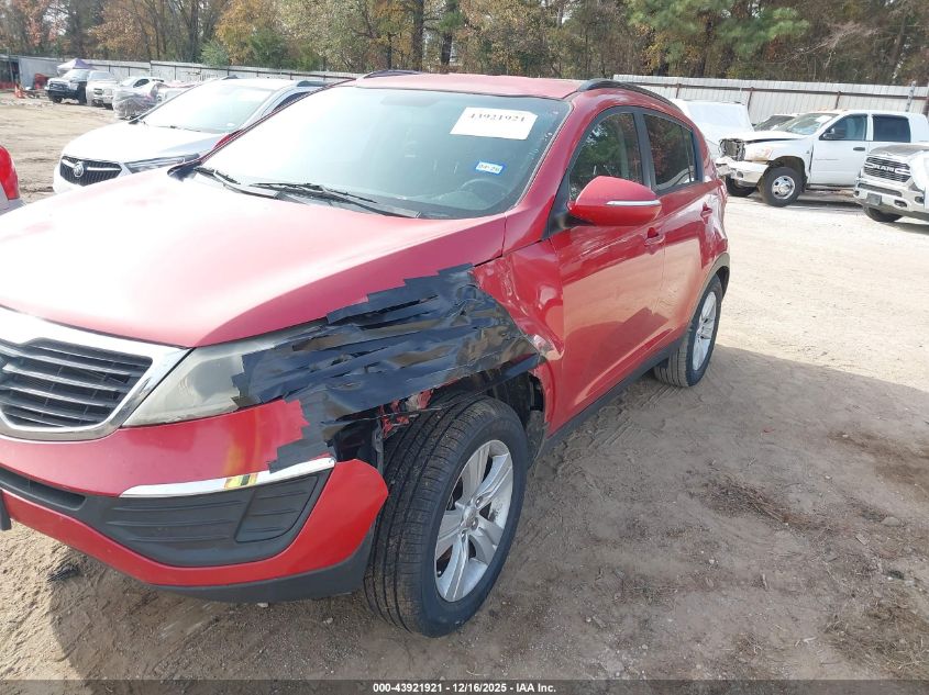 2013 Kia Sportage Lx VIN: KNDPB3A23D7459983 Lot: 43921921