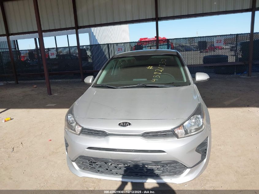 2021 Kia Rio Lx VIN: 3KPA24AD9ME406668 Lot: 43921930