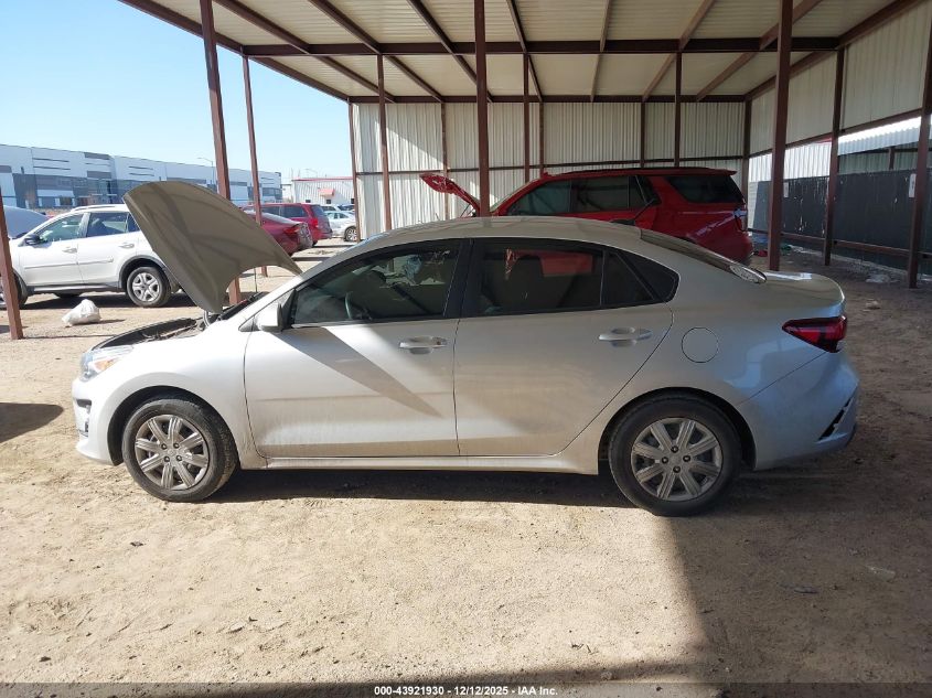 2021 Kia Rio Lx VIN: 3KPA24AD9ME406668 Lot: 43921930