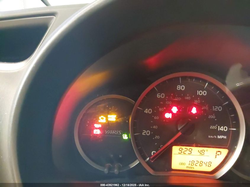 2014 Toyota Yaris Le (Tmc/Cbu Plant) VIN: JTDKTUD35ED578865 Lot: 43921962