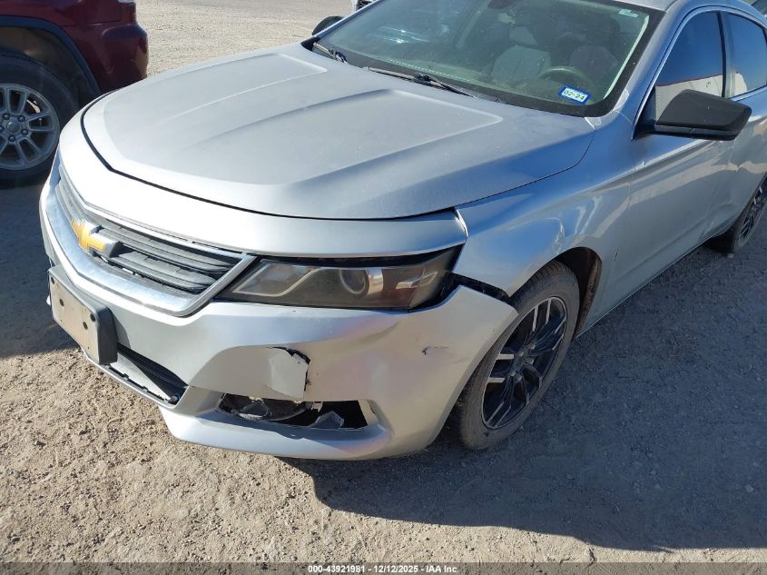 2015 Chevrolet Impala Ls VIN: 1G11Z5SL6FU103710 Lot: 43921981