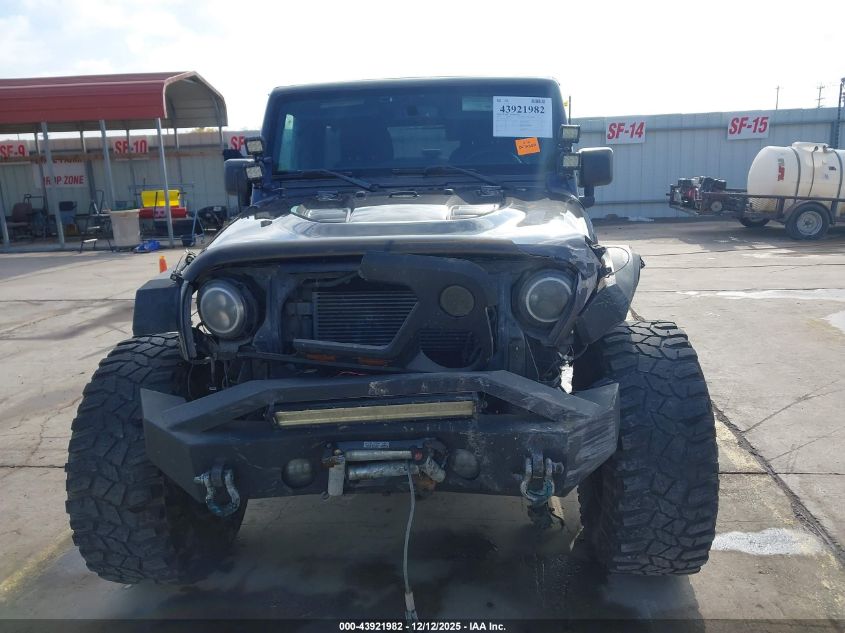 2017 Jeep Wrangler Unlimited Rubicon Hard Rock 4X4 VIN: 1C4BJWFG6HL555249 Lot: 43921982