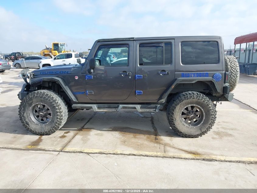 2017 Jeep Wrangler Unlimited Rubicon Hard Rock 4X4 VIN: 1C4BJWFG6HL555249 Lot: 43921982