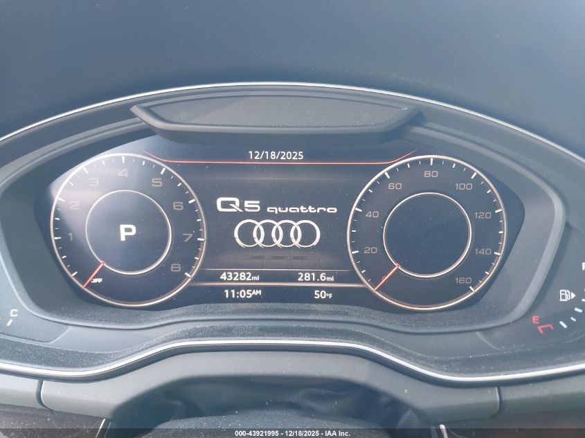 2018 Audi Q5 2.0T Premium/2.0T Tech Premium VIN: WA1BNAFY1J2211690 Lot: 43921995