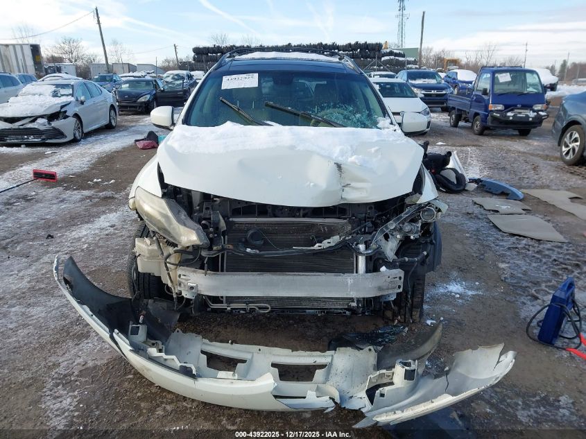 2011 Nissan Murano Le VIN: JN8AZ1MW6BW161861 Lot: 43922025