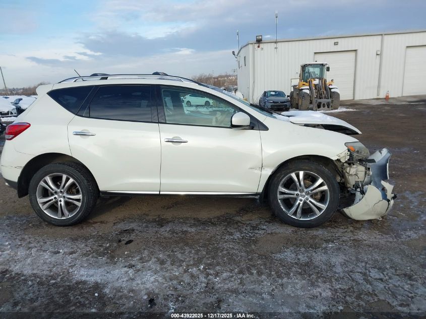 2011 Nissan Murano Le VIN: JN8AZ1MW6BW161861 Lot: 43922025