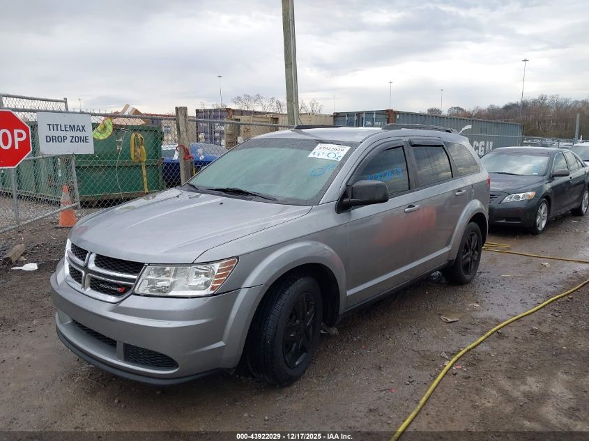 2017 Dodge Journey Se VIN: 3C4PDCAB8HT691717 Lot: 43922029