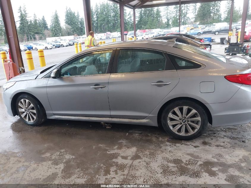 2016 Hyundai Sonata Sport VIN: 5NPE34AF9GH389676 Lot: 43922044