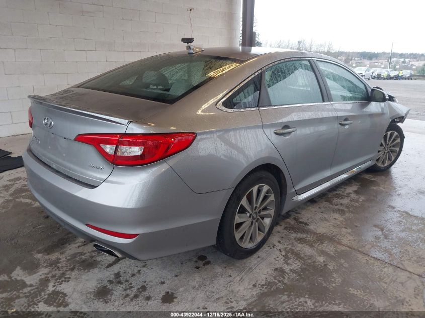 2016 Hyundai Sonata Sport VIN: 5NPE34AF9GH389676 Lot: 43922044