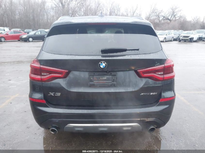 2019 BMW X3 xDrive30I VIN: 5UXTR9C58KLP77783 Lot: 43922073