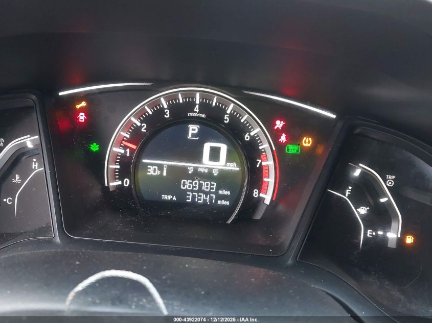 2016 Honda Civic Lx VIN: 19XFC2F51GE027516 Lot: 43922074