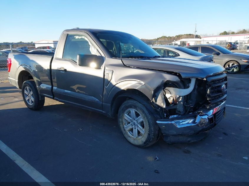 2022 Ford F-150 Xl VIN: 1FTMF1C55NKD60907 Lot: 43922076