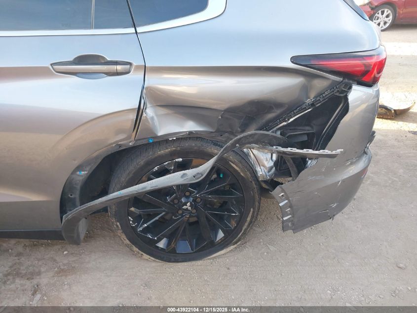 2023 Mitsubishi Outlander Sel 2.5 2Wd/Sel Black Edition 2Wd VIN: JA4J3VA8XPZ009933 Lot: 43922104