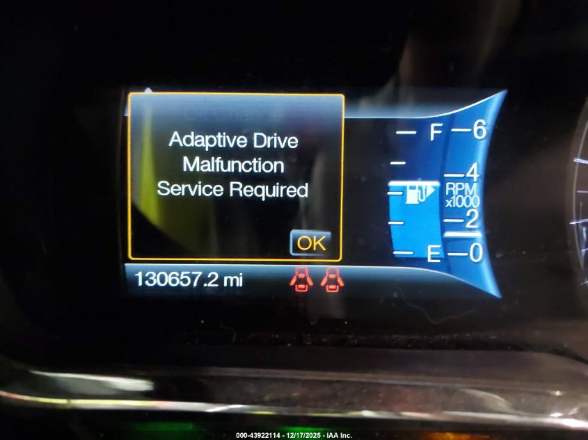 2015 Lincoln Mkt Ecoboost VIN: 2LMHJ5ATXFBL03879 Lot: 43922114