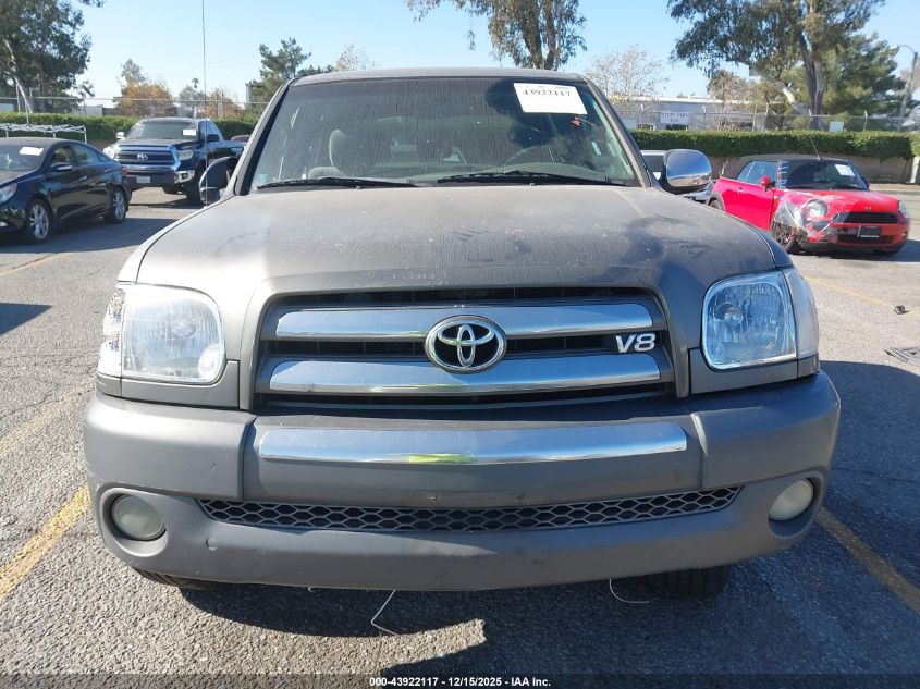2005 Toyota Tundra Sr5 V8 VIN: 5TBET341X5S473077 Lot: 43922117