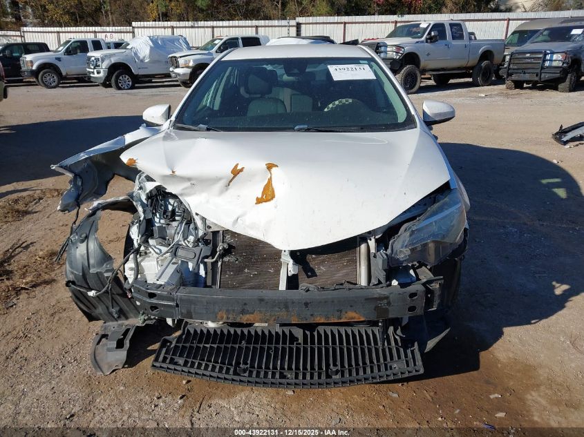 2019 Toyota Corolla Le VIN: 2T1BURHE6KC242978 Lot: 43922131