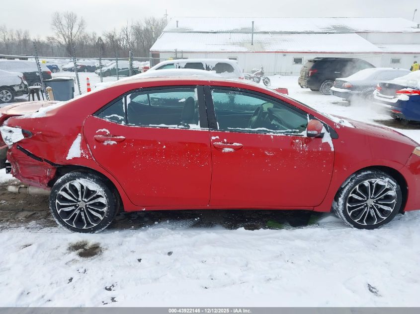 2014 Toyota Corolla S Plus VIN: 2T1BURHE7EC045628 Lot: 43922146