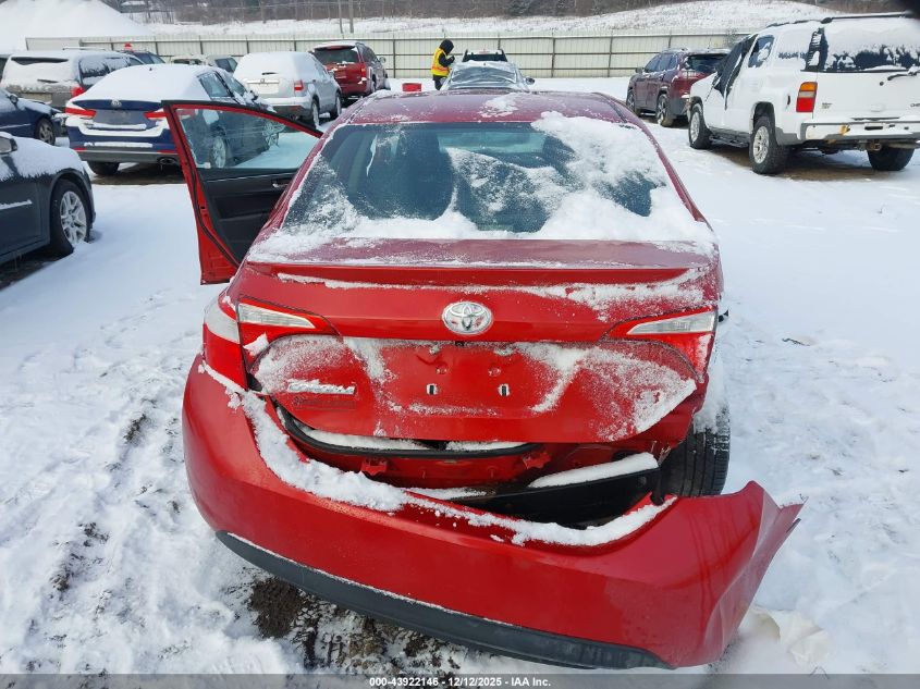2014 Toyota Corolla S Plus VIN: 2T1BURHE7EC045628 Lot: 43922146