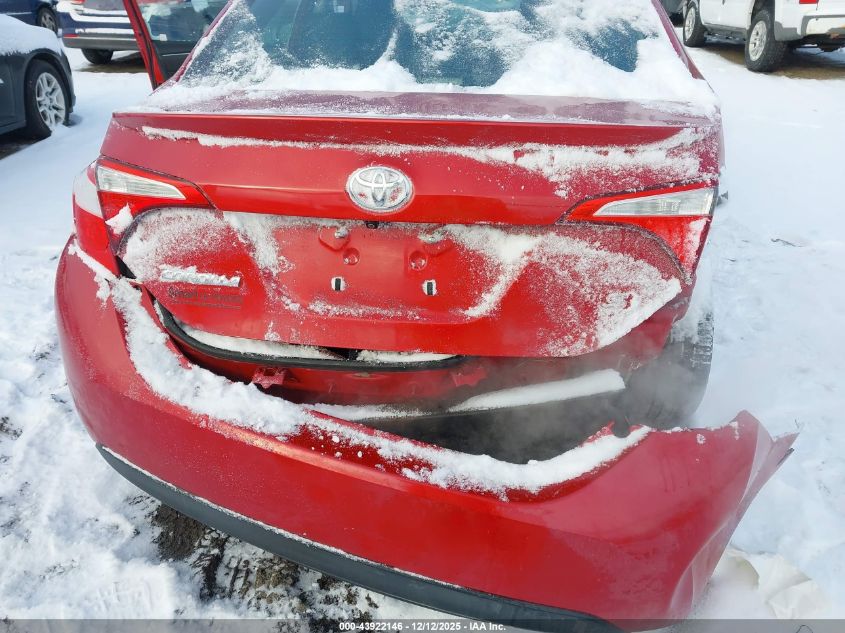 2014 Toyota Corolla S Plus VIN: 2T1BURHE7EC045628 Lot: 43922146